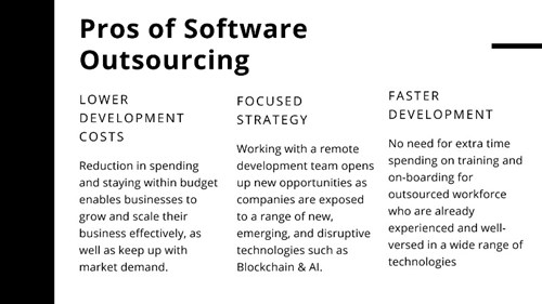 Advantages of software development outsourcing
