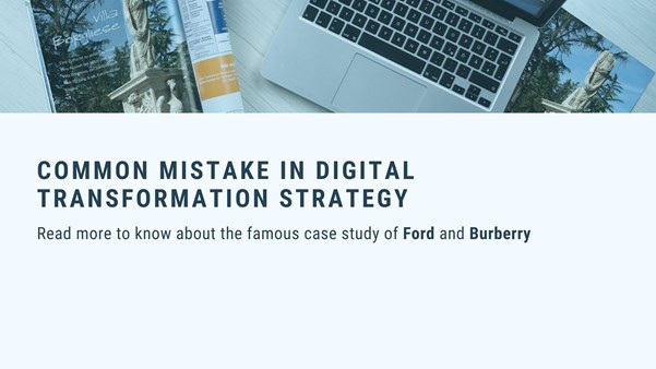 Common mistake in digital transformation strategy